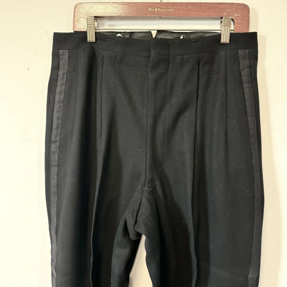 Vintage After Six Rudofker Wool Tuxedo Double Breasted Suit 1950s Mens 42‎ 44 33